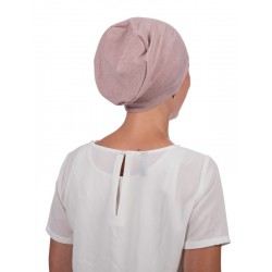 Top Tio salmon - chemomuts / alopecia mutsje Chemo mutsjes dames - Top Tio salmon - chemomuts / alopecia mutsje